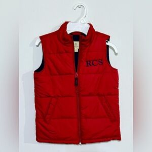 Lands End Kids Vest color red size M